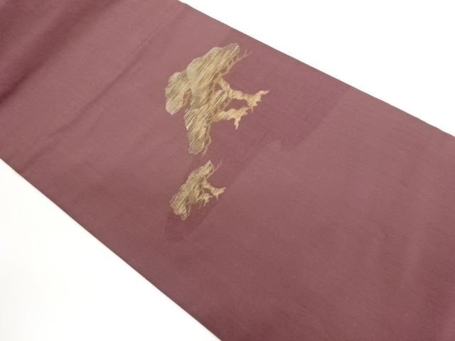 JAPANESE KIMONO / PINE PATTERN WOVEN THE MIST NAGOYA OBI